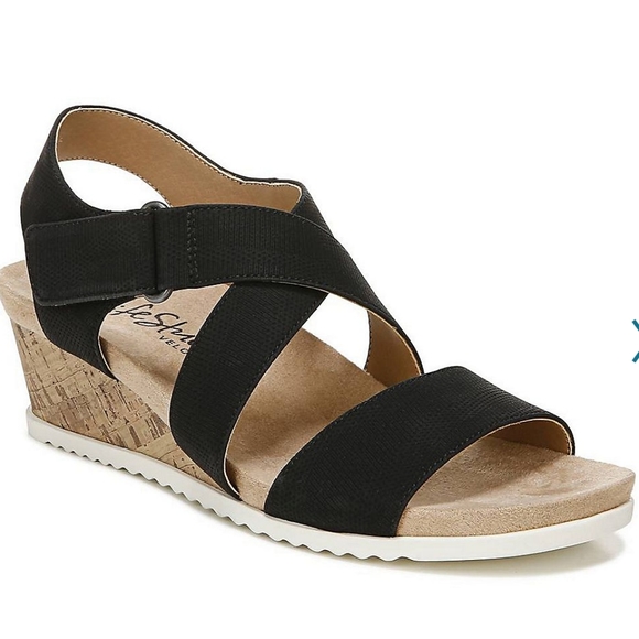 Black Life Stride Wedges - Picture 9 of 16